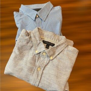 Banana Republic Slim Fit Button Up Shirts Lot of 2 Men’s Large